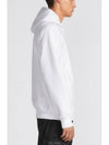 Comfort Fit Cotton Hoodie White - DIOR - BALAAN 4