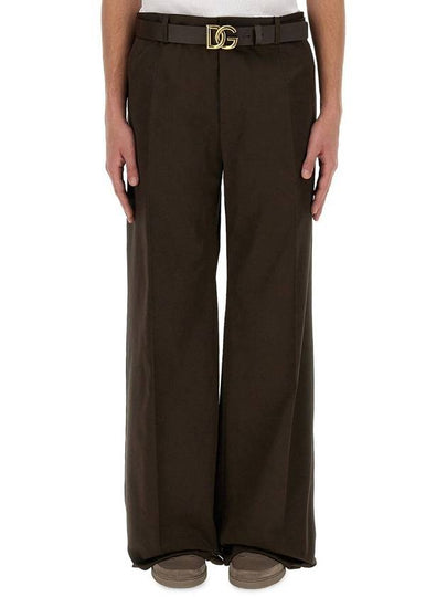 Straight Pants GP01PT FU60L M3927 BROWN - DOLCE&GABBANA - BALAAN 2