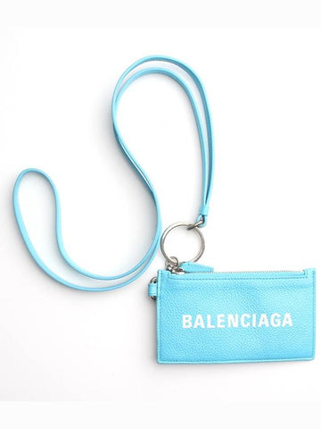 Light blue card wallet - BALENCIAGA - BALAAN 1