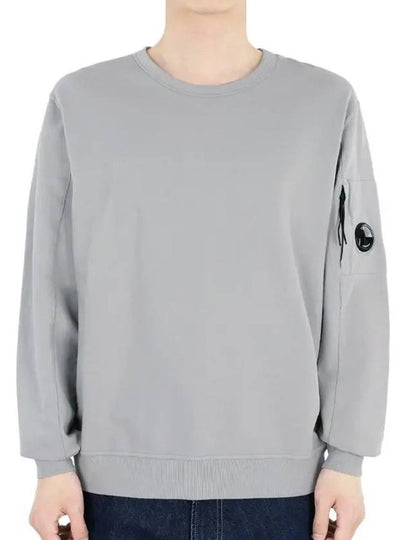 Light Fleece Sweatshirt Light Grey - CP COMPANY - BALAAN 2