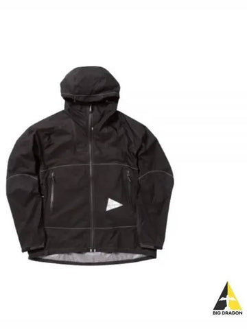 24 3L Ul Rain Jacket Black 5744111103 010 - AND WANDER - BALAAN 1