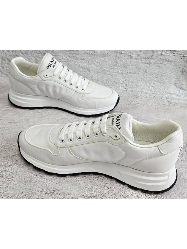 Prax 1 Re-Nylon Low Top Sneakers White - PRADA - BALAAN 3