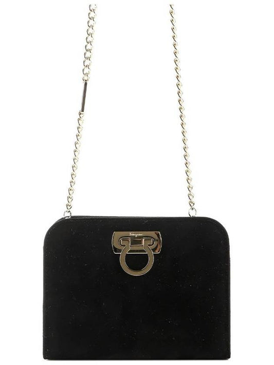 Logo Shoulder Bag Black - SALVATORE FERRAGAMO - BALAAN 2