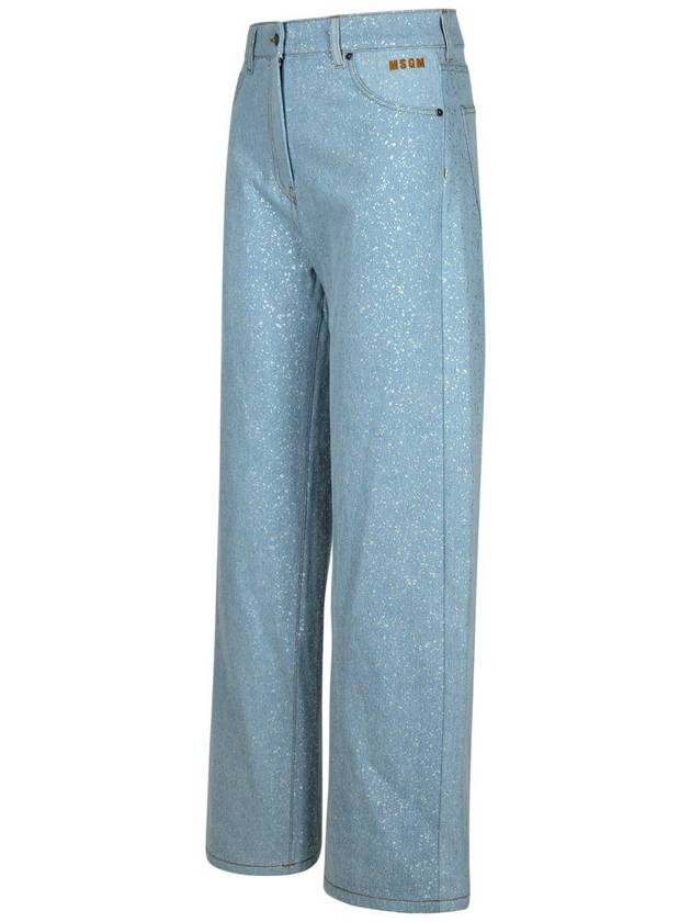 Msgm Light Blue Cotton Jeans - MSGM - BALAAN 2