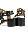 EYELETS Resort Leather Sandals - CELINE - BALAAN 4