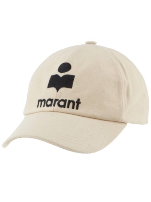 Tyron Logo Cotton Ball Cap Ecru - ISABEL MARANT - BALAAN 2