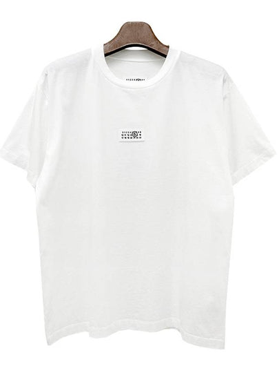 Logo Crew Neck Short Sleeve T-Shirt White - MAISON MARGIELA - BALAAN 2