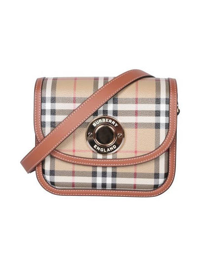 Elizabeth Check Pattern Small Cross Bag Beige - BURBERRY - BALAAN 2