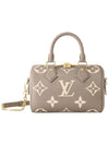 Speedy Bandouliere 20 Monogram Empreinte Leather Tote Bag Grey - LOUIS VUITTON - BALAAN 2