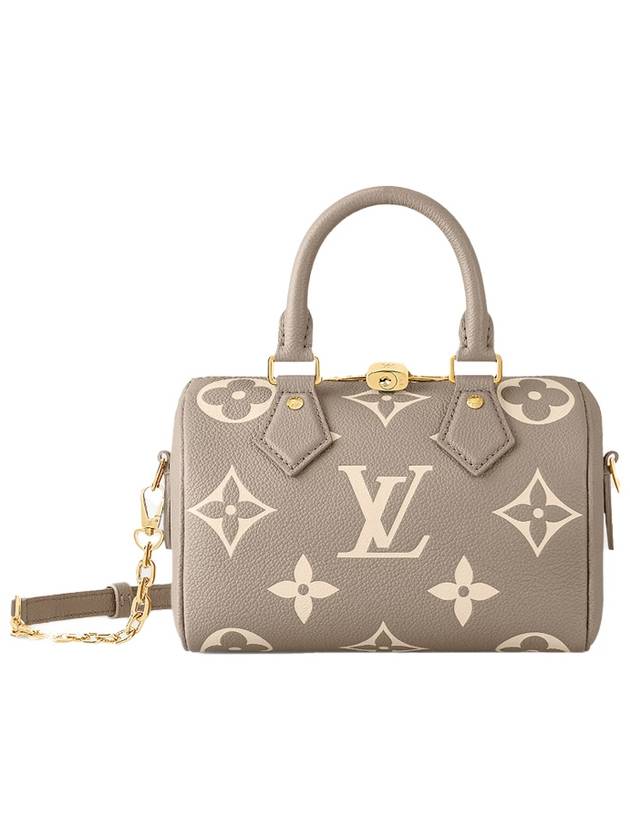 Speedy Bandouliere 20 Monogram Empreinte Leather Tote Bag Grey - LOUIS VUITTON - BALAAN 2