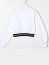 Kids Logo Print Crew Neck Sweatshirt MS026944 001 - MSGM - BALAAN 3