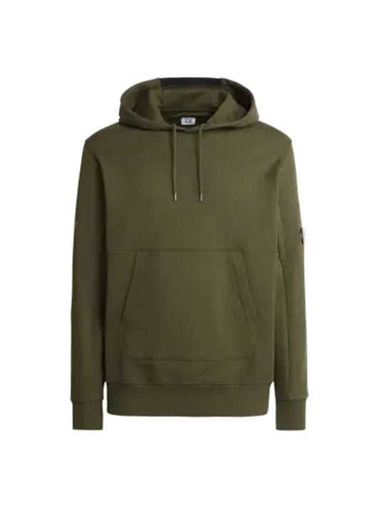 Diagonal Raised Fleece Hoodie Ivy Green - CP COMPANY - BALAAN 2