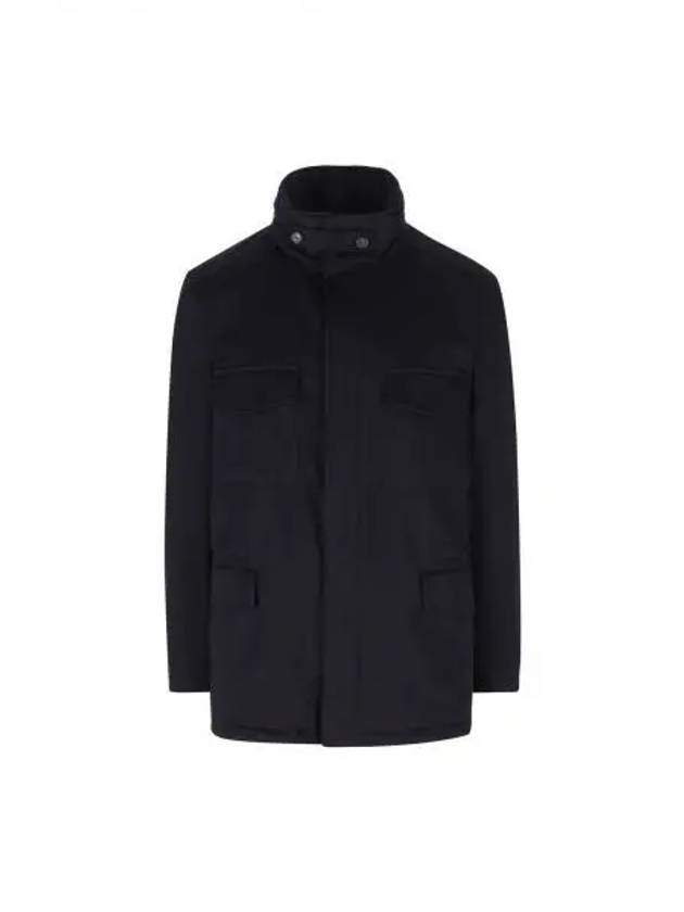 Traveller Cashmere Zip Up Jacket Navy - LORO PIANA - BALAAN 2