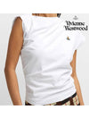 Women's Hebo Short Sleeve T-Shirt White - VIVIENNE WESTWOOD - BALAAN 8