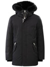 Edwardian Fur Hooded Down Parka Black - MACKAGE - BALAAN 1