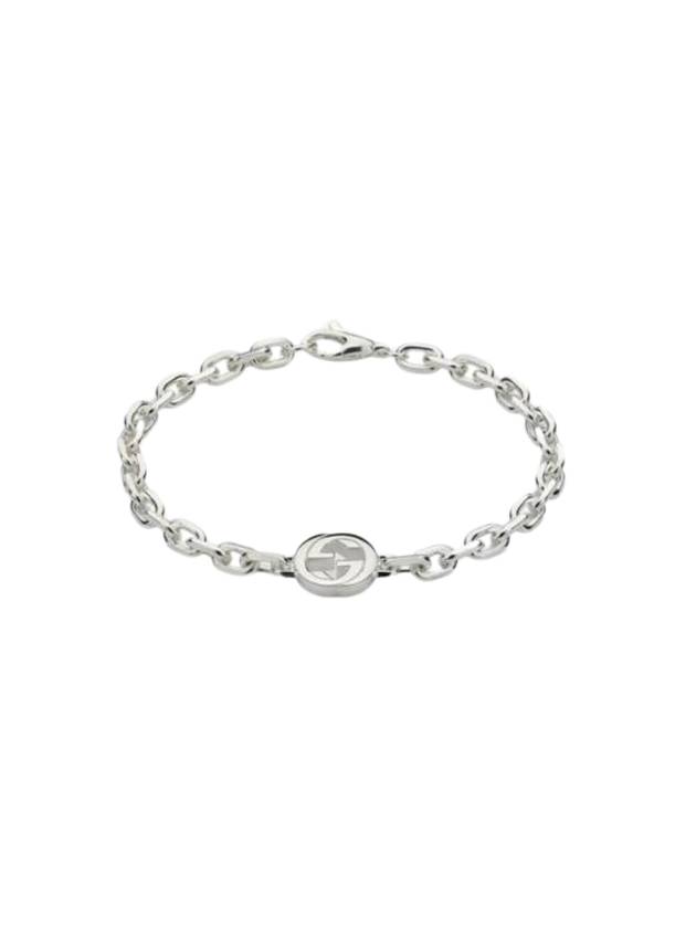 Interlocking G Chain Bracelet Silver - GUCCI - BALAAN 1