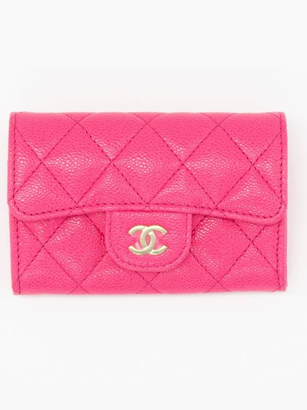 Card Wallet Classic Caviar Flap PUSHIA AP0214 - CHANEL - BALAAN 1