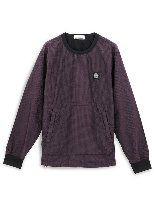 Technical Fabric Sweatshirt Purple - STONE ISLAND - BALAAN 1