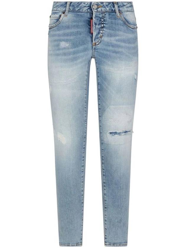 Distressed Tapered Jeans Blue - DSQUARED2 - BALAAN 1