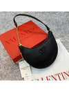 V Logo Hobo Shoulder Bag Black - VALENTINO - BALAAN 3