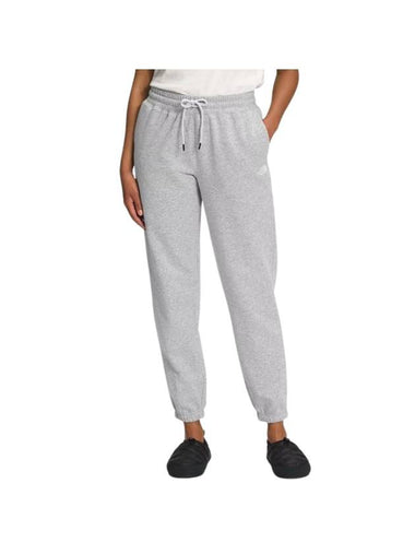 Women's Half Dome Fleece Sweat Track Pants Grey - THE NORTH FACE - BALAAN 1