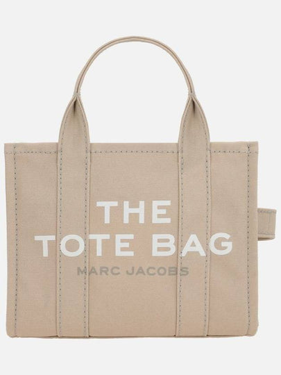 Logo Small Canvas Tote Bag Brown - MARC JACOBS - BALAAN 2