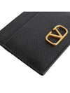 V Logo Signature Card Wallet Black - VALENTINO - BALAAN 5