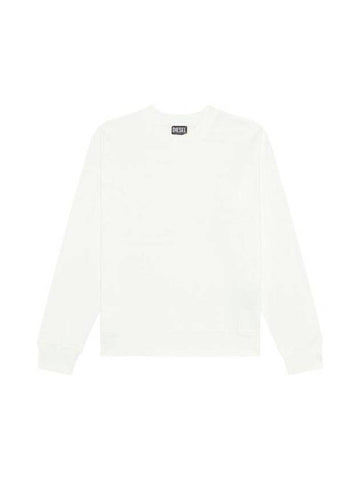 Moletom S-Rob-Megoval Sweatshirt White - DIESEL - BALAAN 1