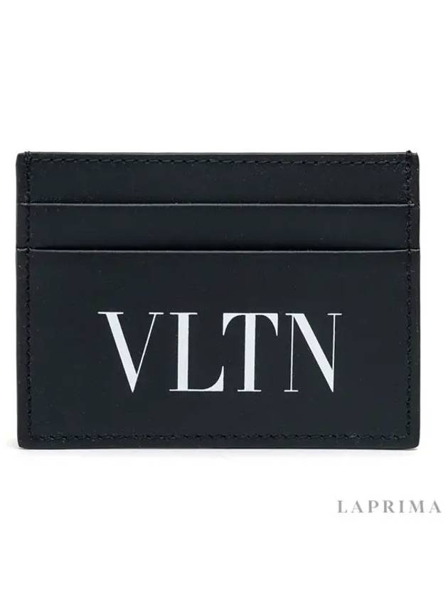 VLTN Logo Card Wallet Black - VALENTINO - BALAAN 5