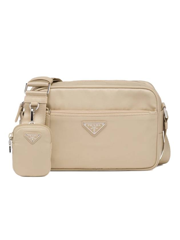 Re-Nylon Square Shoulder Bag Desert Beige - PRADA - BALAAN 1