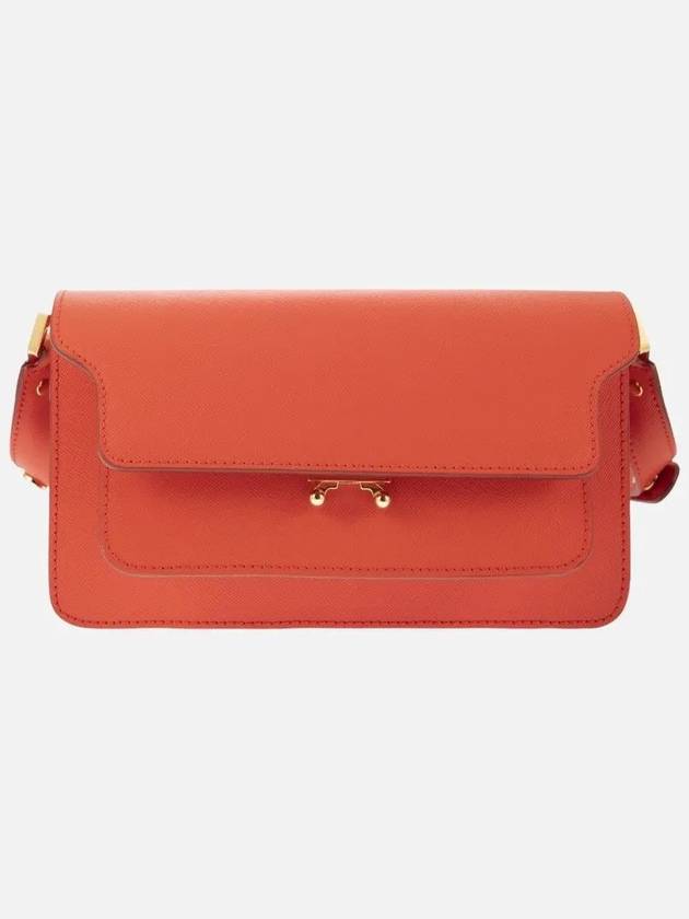 Trunk East West Shoulder Bag Orange - MARNI - BALAAN 3