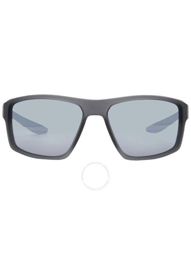 Nike Silver Flash Rectangular Unisex Sunglasses NIKE BRAZEN FURY DC 3294 021 60 - NIKE - BALAAN 1