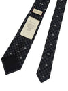 Interlocking GG Pattern Bee Print Tie Black - GUCCI - BALAAN 5