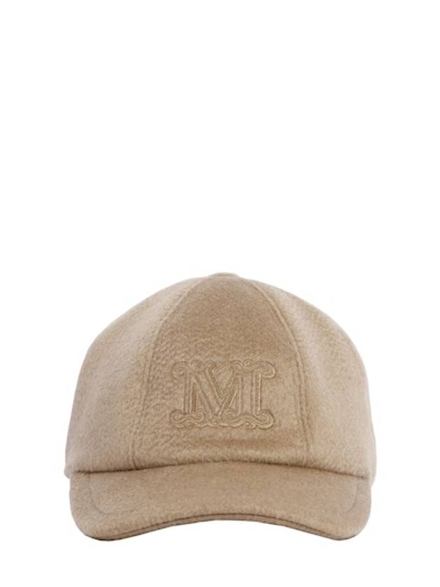 Pisa Cashmere Ball Cap Beige - MAX MARA - BALAAN 3