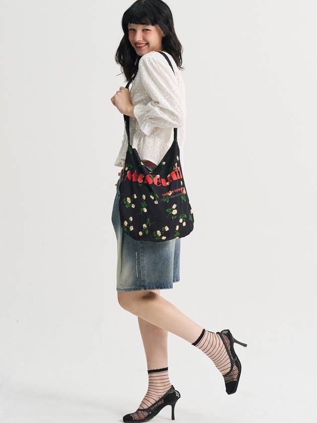 Museum of Rose Silky Eco Bag Black - SORRY TOO MUCH LOVE - BALAAN 2