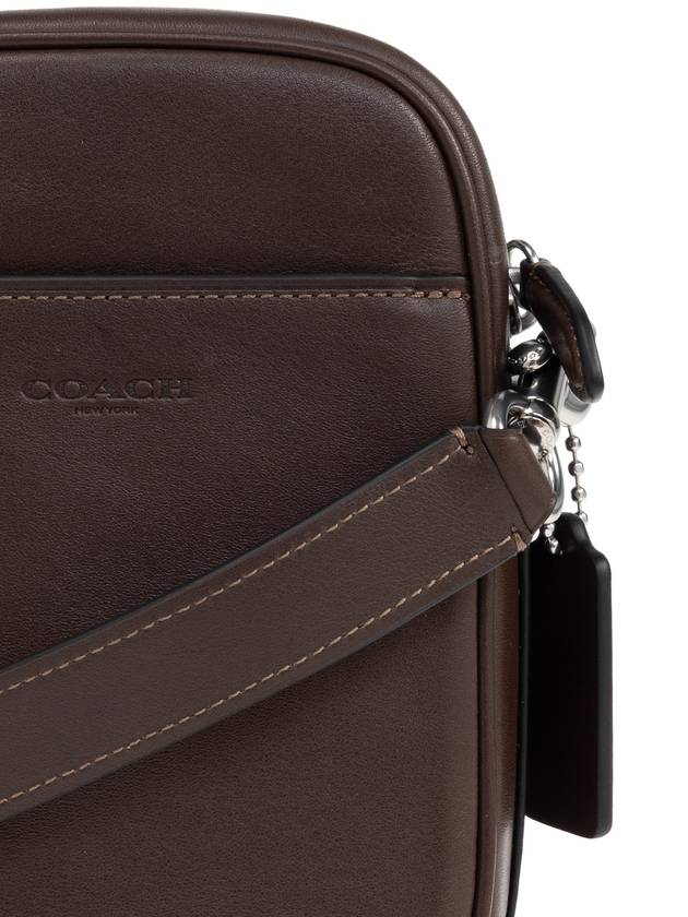 Coach Leather Shoulder Bag, Men's, Brown - COACH - BALAAN 6