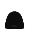 Logo Patch Knit Beanie Black - VERSACE - BALAAN 2