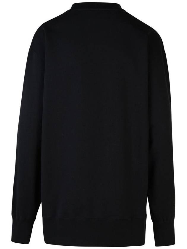 Moschino Jeans Black Cotton Sweatshirt - MOSCHINO - BALAAN 3