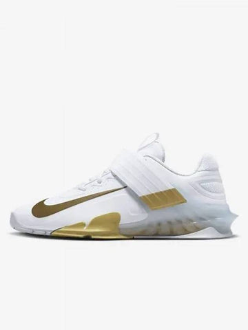 Sabaleo Weightlifting Shoes White Wolf Gray Metallic Gold CV5708 101 700143 - NIKE - BALAAN 1