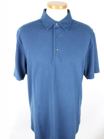 PK collar short sleeve t shirt blue XL - LORO PIANA - BALAAN 1