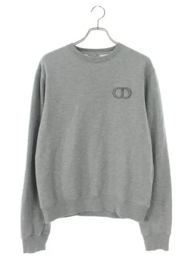 CD Icon Cotton Sweatshirt Grey - DIOR - BALAAN 2