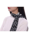 B Print Silk Scarf Black - BURBERRY - BALAAN 5