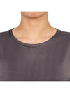Rebecca Acetate Short Sleeve T-Shirt Charcoal - MAX MARA - BALAAN 7