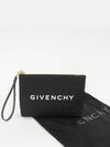 logo print large pouch bag black - GIVENCHY - BALAAN 4