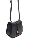 C'Mon Medium Leather Shoulder Bag Black - FENDI - BALAAN 4