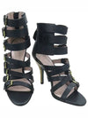 Smith Market Black Leather Sandals Women s Shoes - VIVIENNE WESTWOOD - BALAAN 2