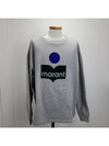 Menjiri Logo Sweatshirt Grey - ISABEL MARANT - BALAAN 2