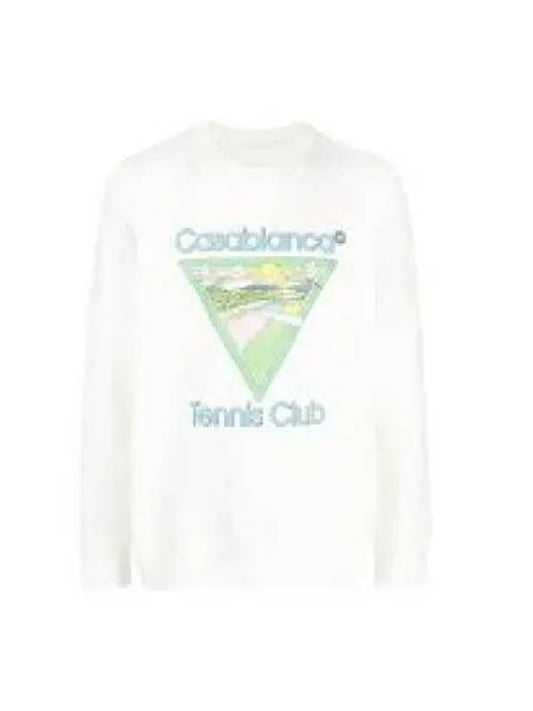 Tennis Club Icon Sweatshirt White MS22JTP001TENNISCLUBICON 1240600 - CASABLANCA - BALAAN 1
