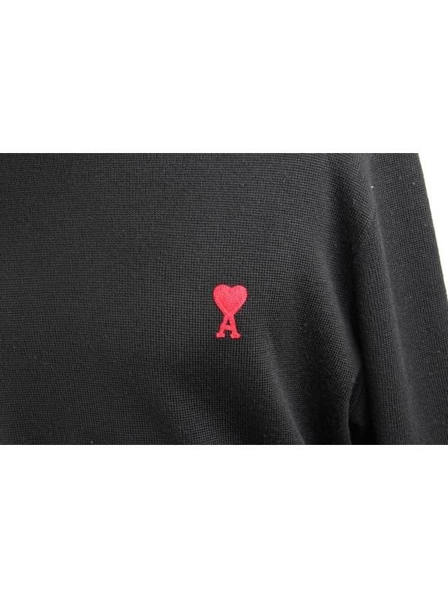 Small heart logo wool knit M - AMI - BALAAN 5