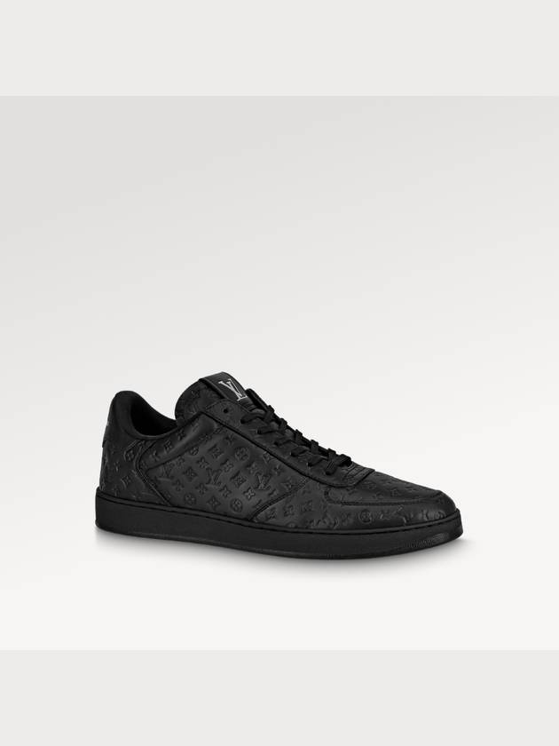 Rivoli Mini Monogram Calfskin Low Top Sneakers Black - LOUIS VUITTON - BALAAN.